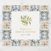 Étiquette de liqueur italienne (Étiquettes simples)