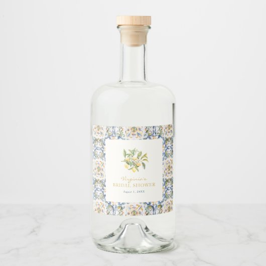 Étiquette de liqueur italienne (Devant)