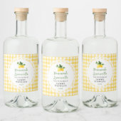 Étiquette de liqueur Limoncello maison (Bouteilles)