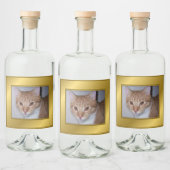 Étiquette de liquor de chat (Bouteilles)