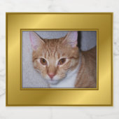 Étiquette de liquor de chat (Étiquettes simples)