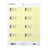 Étiquette de livraison - Falcon (Feuille entière)