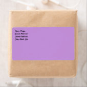 Étiquette de livraison Light Pastel Lavender (En situation)