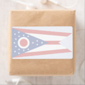 Étiquette de livraison Ohio Faint Flag (En situation)