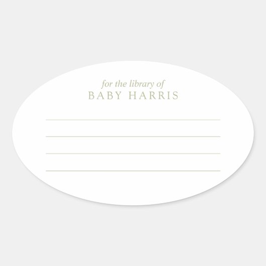 Étiquette de livre (Devant)