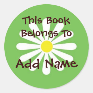 Étiquette de livre Daisy