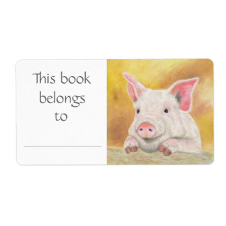 Étiquette de livre de poche