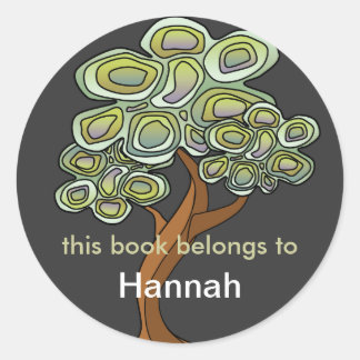 Étiquette de livre Eco Tree
