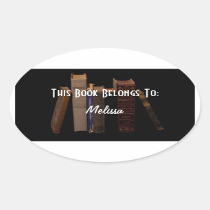 Étiquette de livre personnalisable