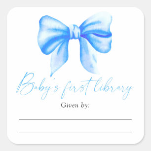 Étiquette de livre pour Baby Shower - Livres pour