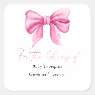 Étiquette de livre pour Baby Shower - Livres pour 