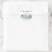 étiquette de livre pour baby shower thème bois, li (Sac)