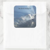 Étiquette de livres de jour (carré) (Sac)