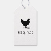 Étiquette de l'oeuf de poulet de Script agricole (Devant)