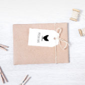 Étiquette de l'oeuf de poulet de Script agricole