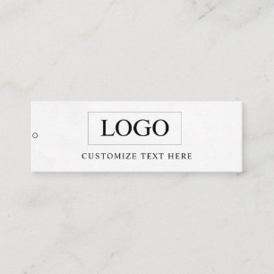 Étiquette de logo de vêtements d'entreprise minima