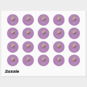 Étiquette de logo d'entreprise de fraise recouvert (Feuille)