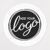 Étiquette de logo d'entreprise personnalisé (Design 2)