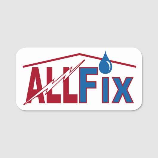Étiquette de logo magnétique AllFix (Devant)