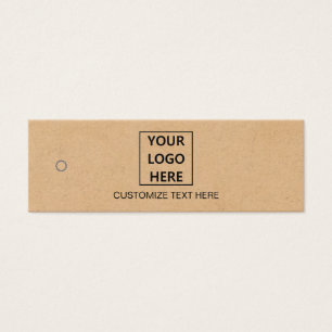 Étiquette de logo personnalisé moderne Kraft Paper
