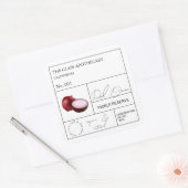 Étiquette de l'oignon rouge d'Apothecaire (Enveloppe)