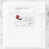 Étiquette de l'oignon rouge d'Apothecaire (Sac)
