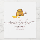 Étiquette de maman-à-abeille (Étiquettes simples)