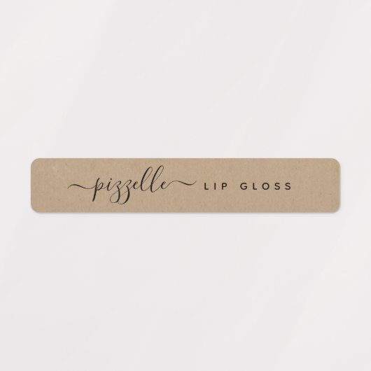 Étiquette de Maquillage - Gloss pour Lèvres, Baume (Design 1)