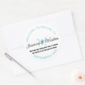 Étiquette de mariage 016 RD (Enveloppe)