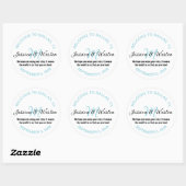 Étiquette de mariage 016 RD (Feuille)