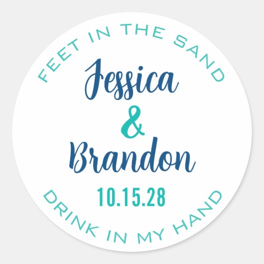 Étiquette de mariage 30507 (Devant)