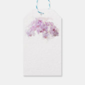 Étiquette de mariage à l'aquarelle Orchidée Rose P (Dos)