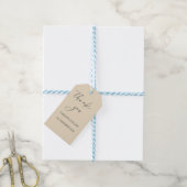 Étiquette de mariage classique à écriture romantiq (Avec de laficelle)