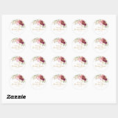 Étiquette de mariage de douche de nuptiale de l'ét (Feuille)