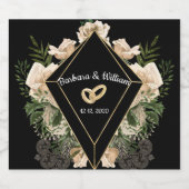 Étiquette de mariage élégante (Étiquettes simples)