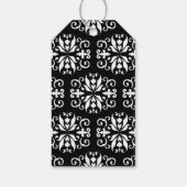 Étiquette de mariage élégante avec monogramme en c (Dos)