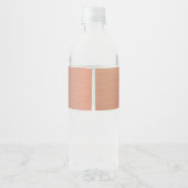 Étiquette de mariage et d'anniversaire avec monogr (Dos)