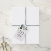 Étiquette de mariage eucalyptus pour le premier re (Avec de la ficelle)