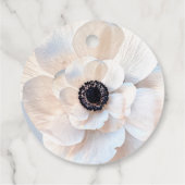 Étiquette de mariage florale (Dos)