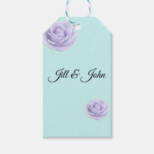 Étiquette de mariage Lavande Rose