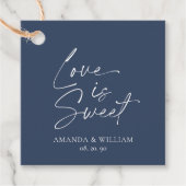 Étiquette de mariage Love is Sweet  (Devant)