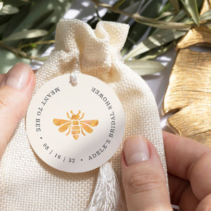 Étiquette de mariage "Meant to Bee" de la ruche do