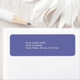Étiquette de mariage moderne Scampi Violet
