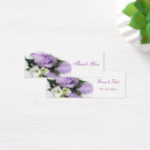 Étiquette de mariage Roses Violettes (Bureau)