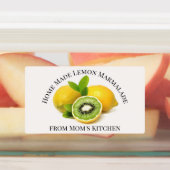 Étiquette de Marmalade de citron maison (Apposé)