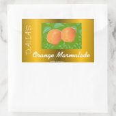Étiquette de marmelade d'orange (Sac)