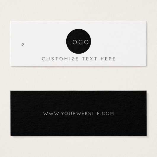 Étiquette de marquage de logo d'entreprise (Devant & derrière)
