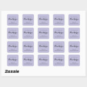 Étiquette de Marque Commerciale Neutre Violet pour (Feuille)
