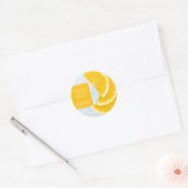 Étiquette de masque facial au citron (Enveloppe)