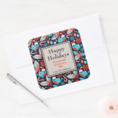 Étiquette de mélange de cacao chaud Holly et d'ois (Enveloppe)